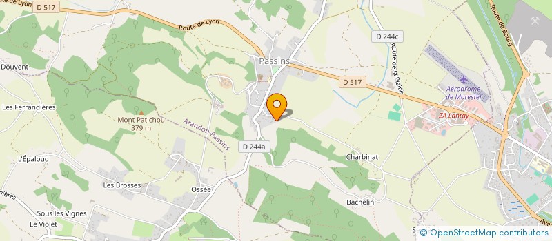 localisation de l'entreprise BC THERMIC  ARANDON-PASSINS