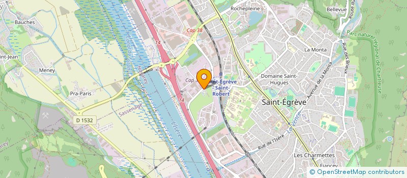 localisation de l'entreprise BC TRANSPORT  SAINT-EGREVE