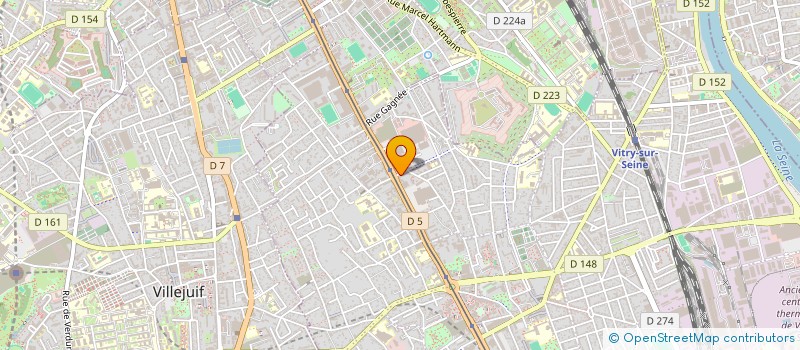 localisation de l'entreprise BC TRANSPORTA à VITRY-SUR-SEINE