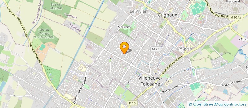 localisation de l'entreprise BC2A  CUGNAUX