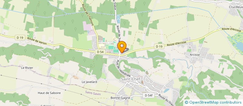 localisation de l'entreprise BC2A  SAINT-CHEF