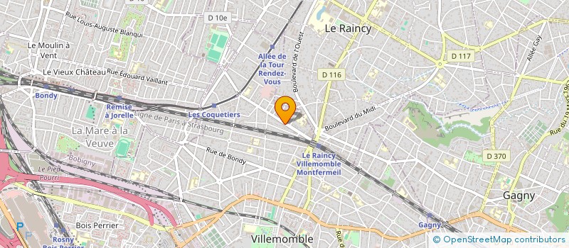 localisation de l'entreprise BC2E ENERGIE ENVIRONNEMENT à VILLEMOMBLE