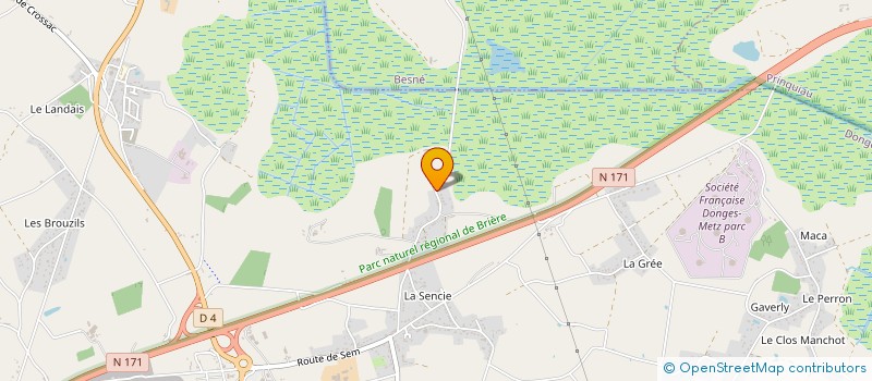 localisation de l'entreprise BC2I à DONGES