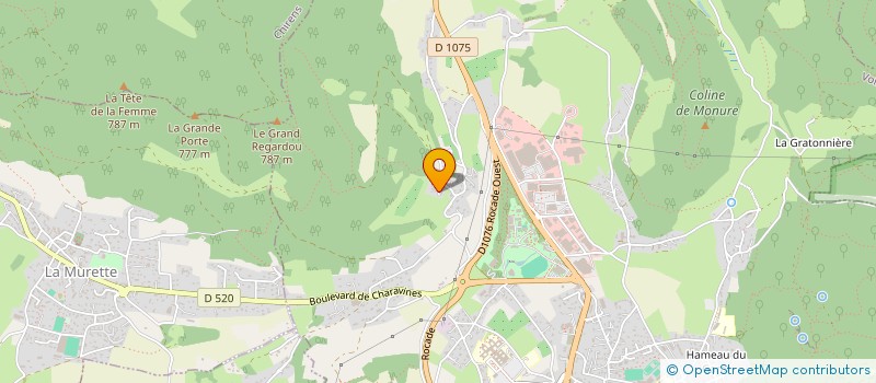 localisation de l'entreprise BC2INVEST à VOIRON