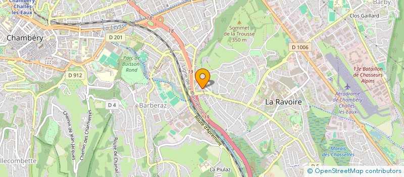 localisation de l'entreprise BC2J SAVOIES  BARBERAZ