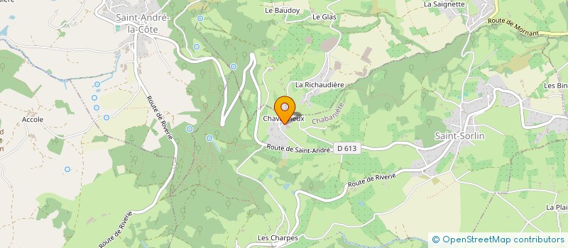 localisation de l'entreprise BC2L à CHABANIERE