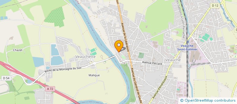 localisation de l'entreprise BC2P  VEAUCHE