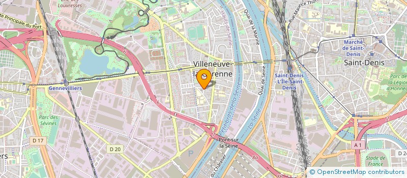 localisation de l'entreprise BC2S à VILLENEUVE-LA-GARENNE