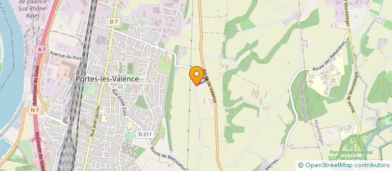 localisation de l'entreprise BC2T  PORTES-LES-VALENCE