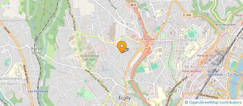 localisation de l'entreprise BC3  ECULLY