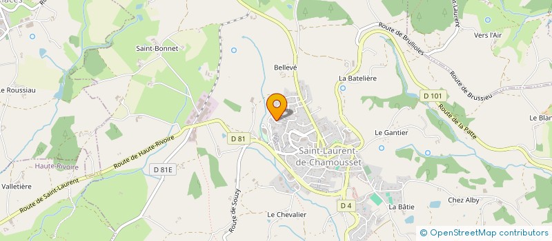 localisation de l'entreprise BC3N  SAINT-LAURENT-DE-CHAMOUSSET