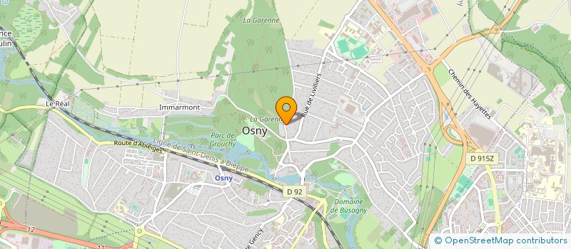 localisation de l'entreprise BC4U à OSNY