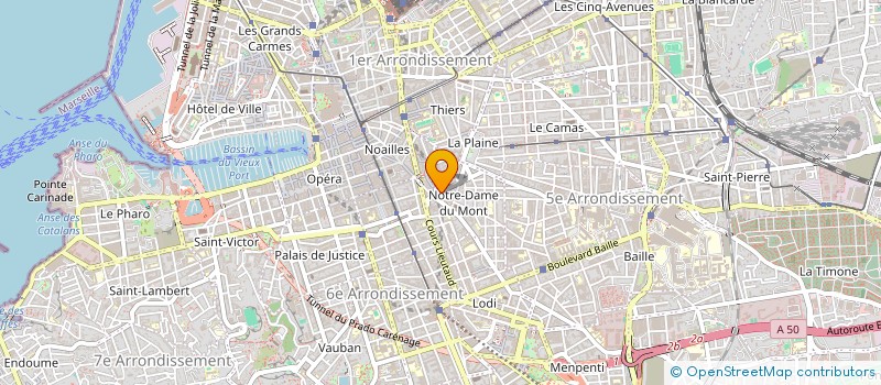 localisation de l'entreprise BC7  MARSEILLE 6EME