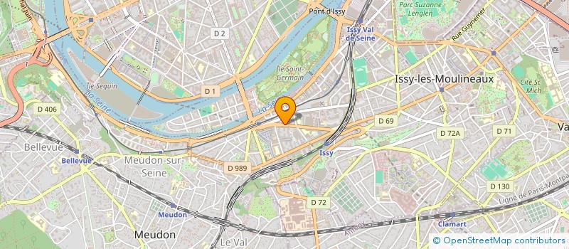 localisation de l'entreprise BC7 à ISSY-LES-MOULINEAUX