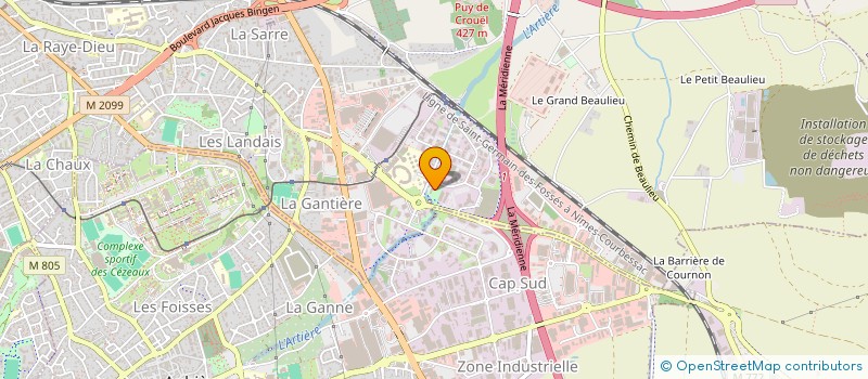 localisation de l'entreprise BCA à ROMAGNAT