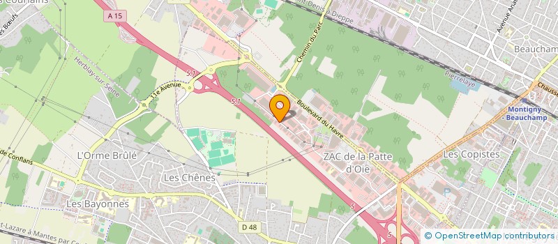 localisation de l'entreprise BCA  HERBLAY-SUR-SEINE