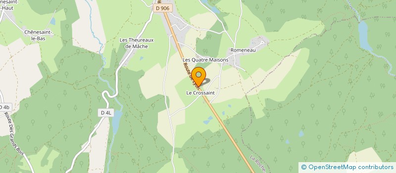 localisation de l'entreprise BCA 4X4 à LA ROCHE-EN-BRENIL