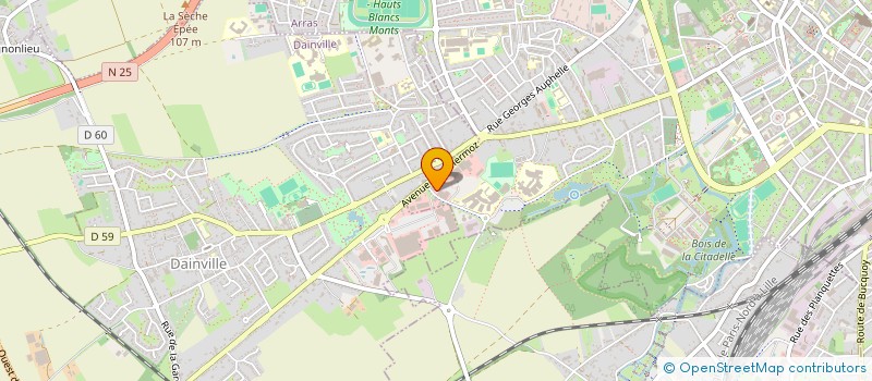 localisation de l'entreprise BCA à ARRAS