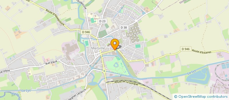 localisation de l'entreprise BCA  MERVILLE