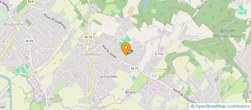 localisation de l'entreprise BCA  GRATENTOUR