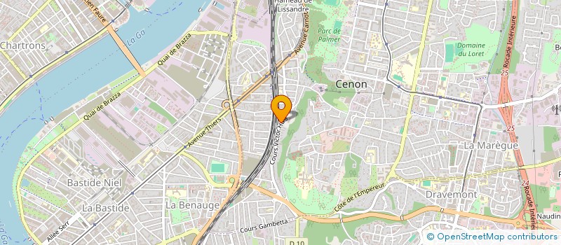 localisation de l'entreprise BCA  CENON