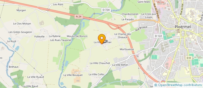 localisation de l'entreprise BCA AVENIR  PLOERMEL