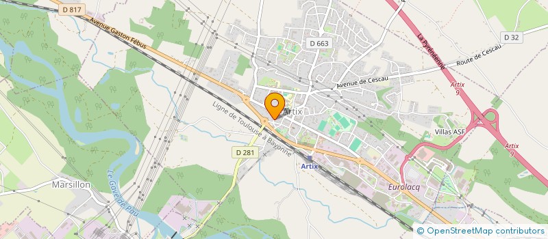 localisation de l'entreprise BCA CONCEPTION SARL  ARTIX