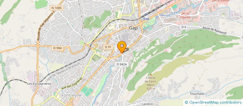 localisation de l'entreprise BCA ENVIRONNEMENT à GAP