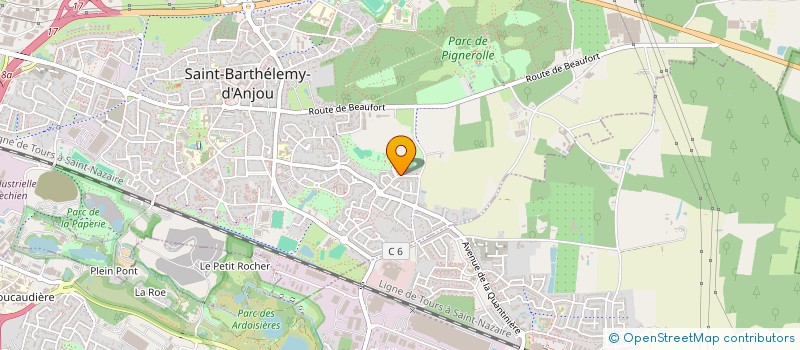 localisation de l'entreprise BCA FRATER  SAINT-BARTHELEMY-D'ANJOU