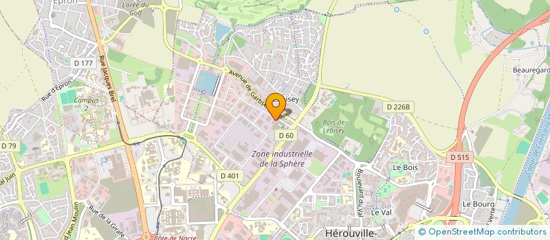 localisation de l'entreprise BCA MAITRISE D'OEUVRE à HEROUVILLE-SAINT-CLAIR