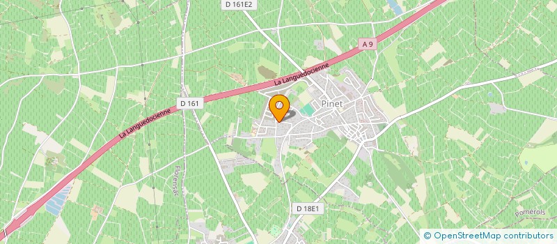 localisation de l'entreprise BCA TRANSPORT  PINET