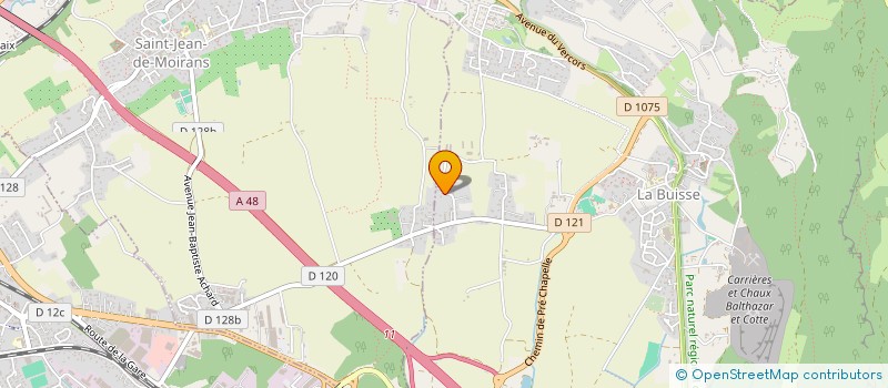 localisation de l'entreprise BCA VOIRON  LA BUISSE