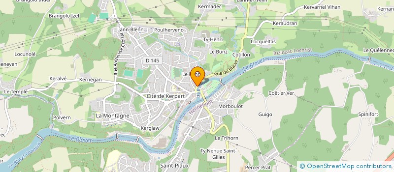 localisation de l'entreprise BCA56  INZINZAC-LOCHRIST