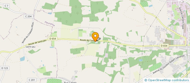 localisation de l'entreprise BCAM  FLEURANCE