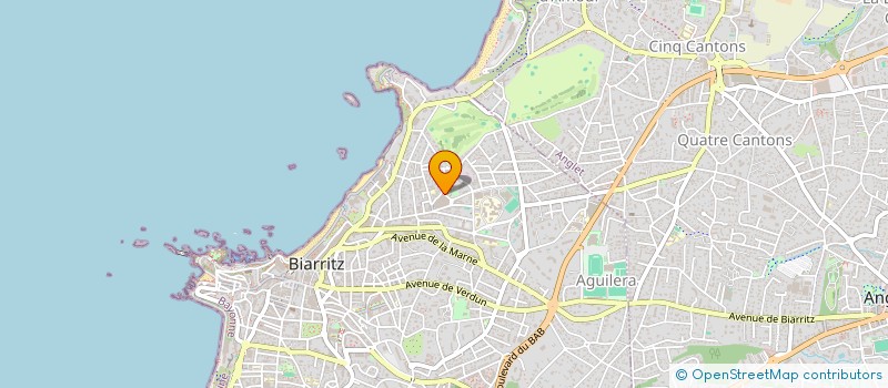 localisation de l'entreprise BCAS à BIARRITZ