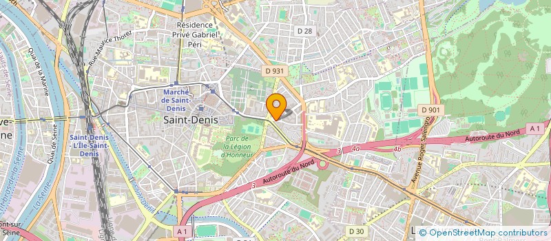 localisation de l'entreprise BCB  SAINT-DENIS