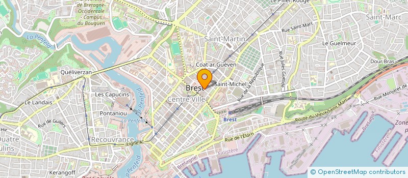 localisation de l'entreprise BCB à BREST