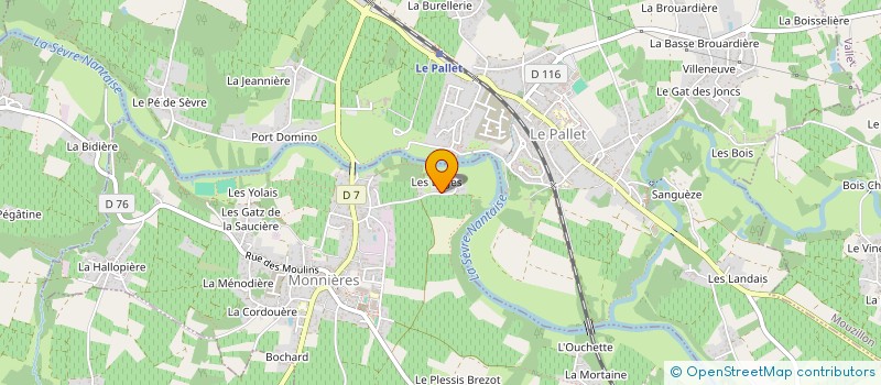 localisation de l'entreprise BCB  MONNIERES