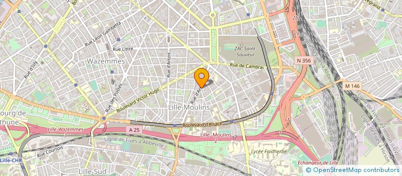 localisation de l'entreprise BCB ALIMENTAIRE à LILLE