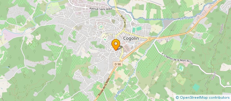 localisation de l'entreprise BCB BATIMENT à COGOLIN