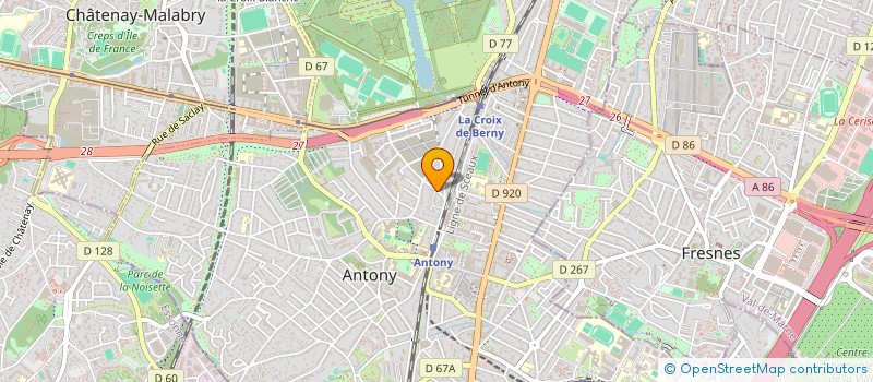 localisation de l'entreprise BCB CORPORATION à ANTONY