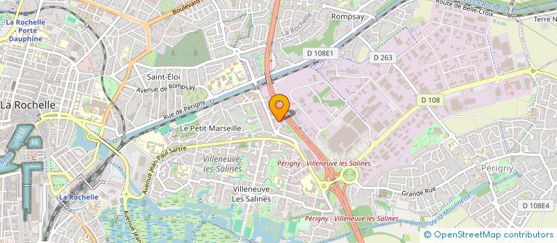 localisation de l'entreprise BCB IMMOBILIER  LA ROCHELLE