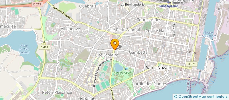 localisation de l'entreprise BCBA à SAINT-NAZAIRE