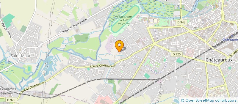 localisation de l'entreprise BCBAT'36 à CHATEAUROUX