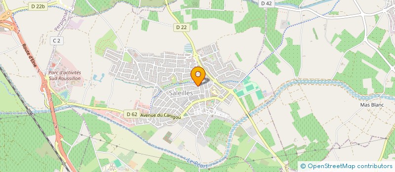 localisation de l'entreprise BCBG 66  SALEILLES