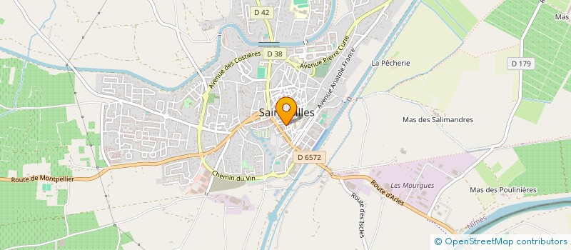 localisation de l'entreprise BCBG  SAINT-GILLES