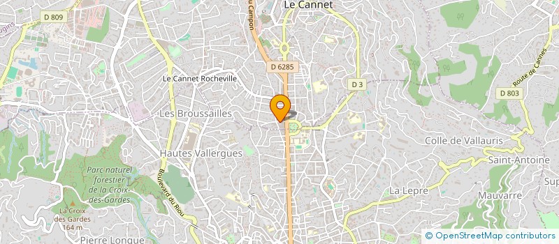 localisation de l'entreprise BCBG à LE CANNET
