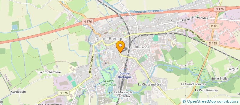 localisation de l'entreprise BCBG  DOL-DE-BRETAGNE