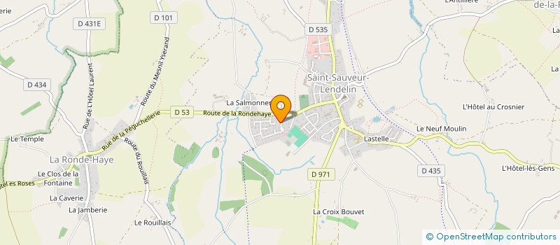 localisation de l'entreprise BCBG ASSOCIES à SAINT-SAUVEUR-VILLAGES