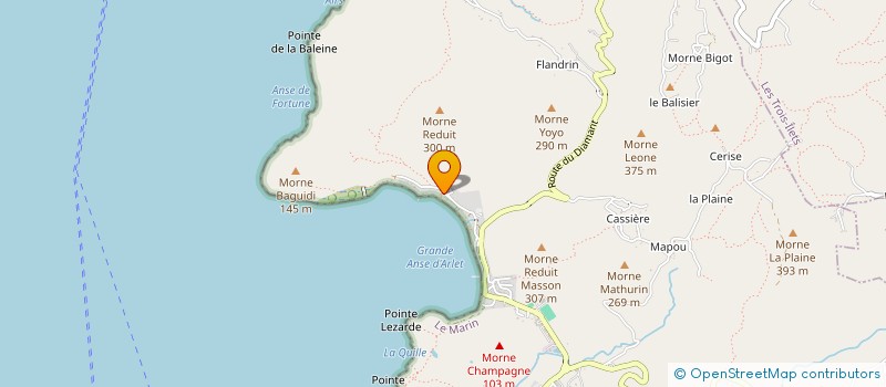 localisation de l'entreprise BCBG IMMOBILIER  LES ANSES-D'ARLET